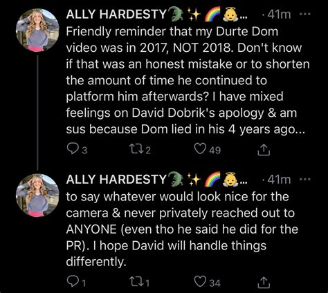 ally hardesty reddit|David reached out to Ally Hardesty : r/DavidDobrik